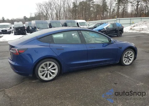 2022 Tesla Model 3 z USA, uszkodzony, nr VIN 5YJ3E1EA2NF191452